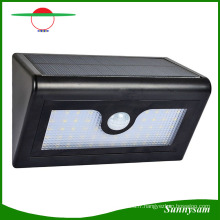 50 lumières de sécurité sans fil extérieures actionnées solaires de bâti de mur de LED, lumière solaire actionnée par mouvement pour le chemin de jardin de plate-forme de patio de jardin